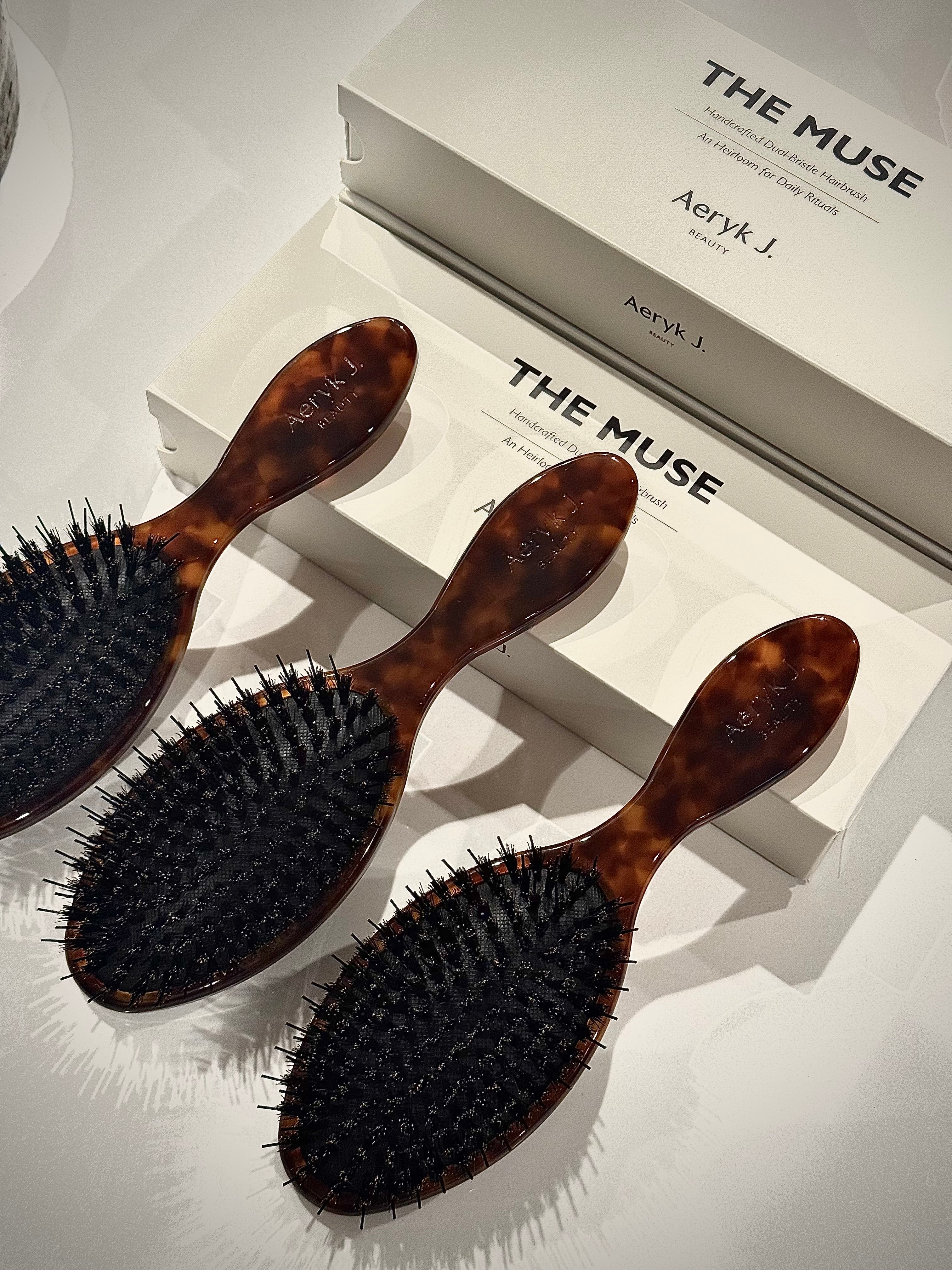 The Muse- Dual Boar Bristle Hair Brush