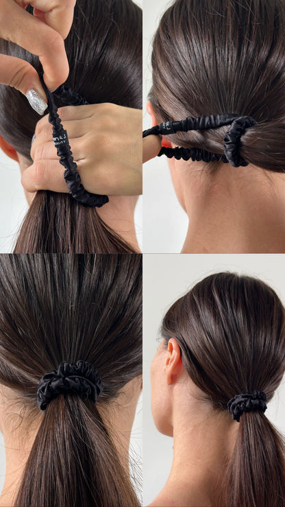 100% Mulberry Silk Scrunchies