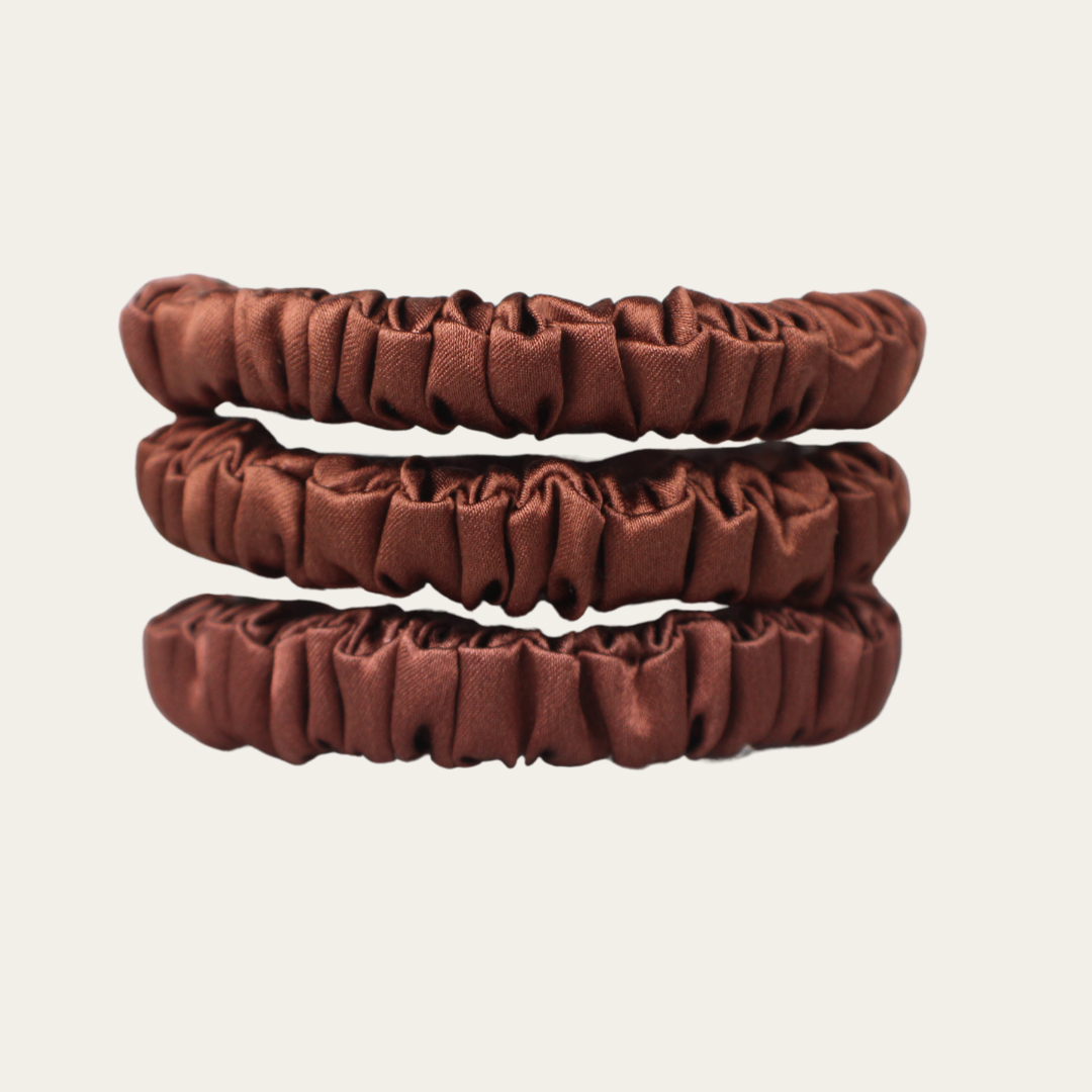 100% Mulberry Silk Scrunchies