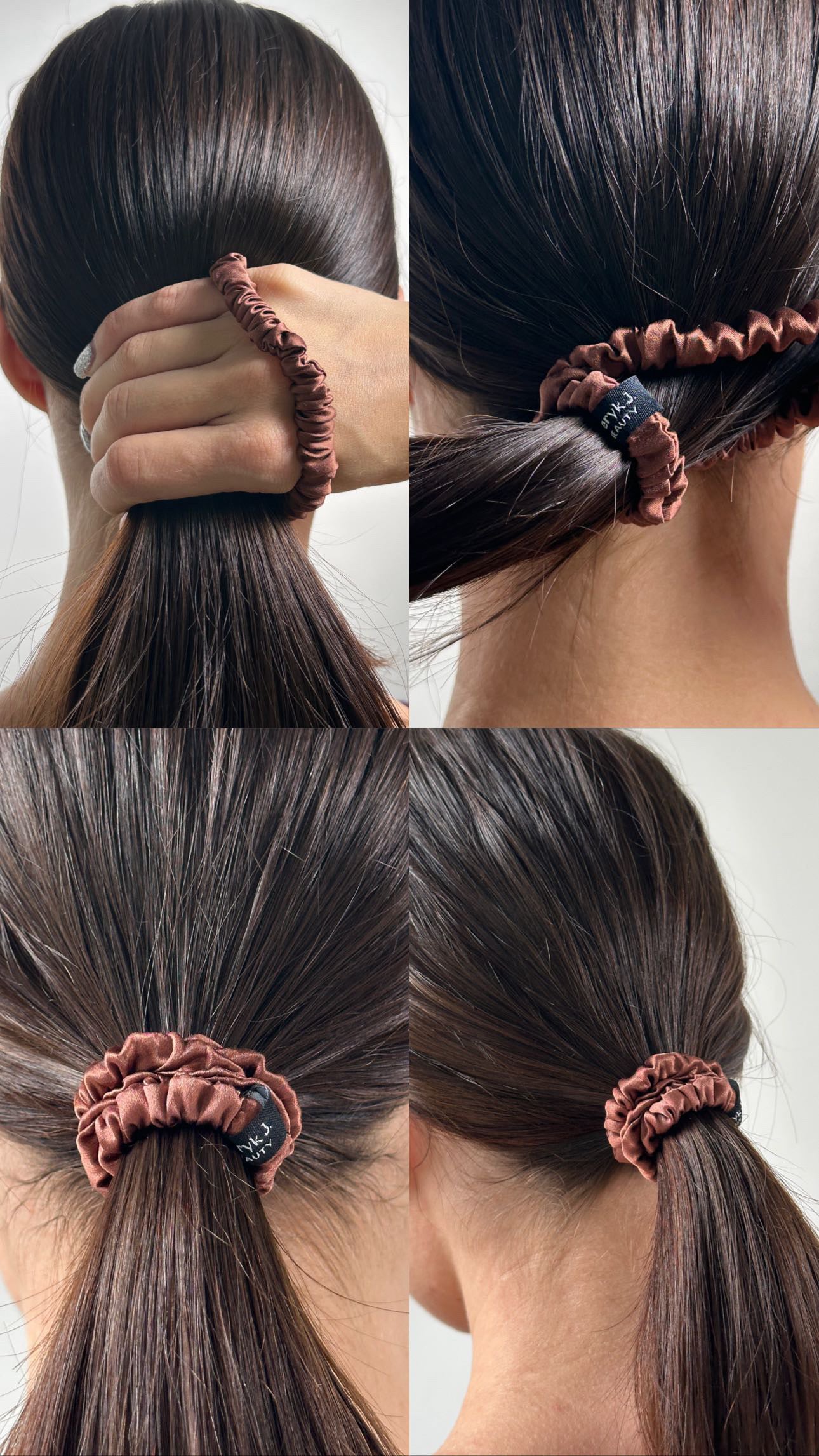 100% Mulberry Silk Scrunchies