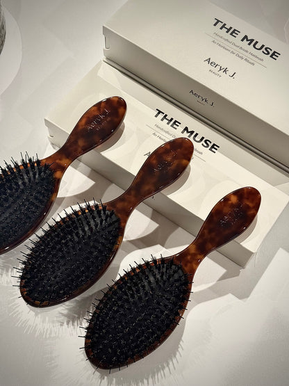 The Muse- Dual Boar Bristle Hair Brush