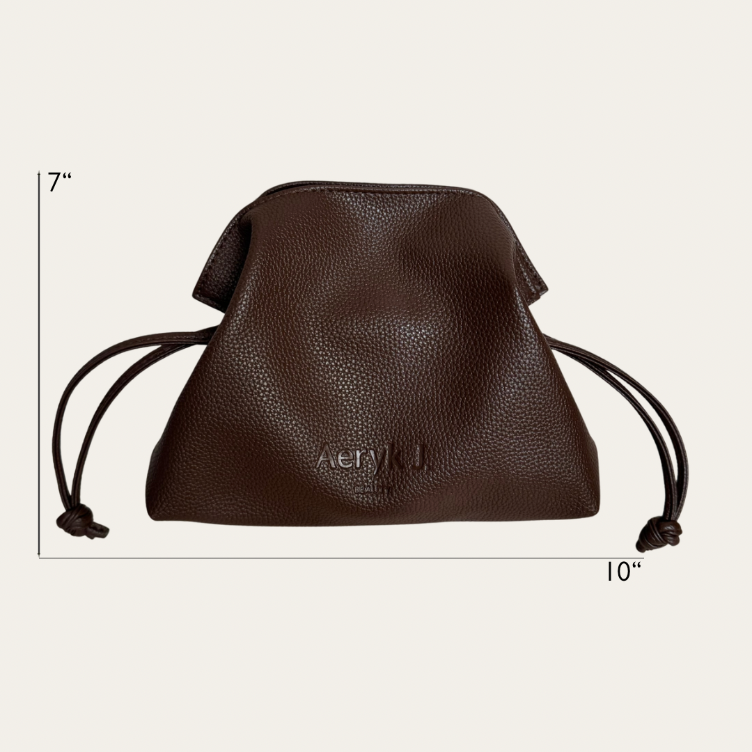 The Atelier Pouch - Luxury Vegan Leather Cosmetic Bag