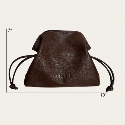 The Atelier Pouch - Luxury Vegan Leather Cosmetic Bag