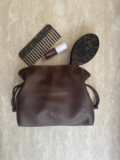 The Atelier Pouch - Luxury Vegan Leather Cosmetic Bag