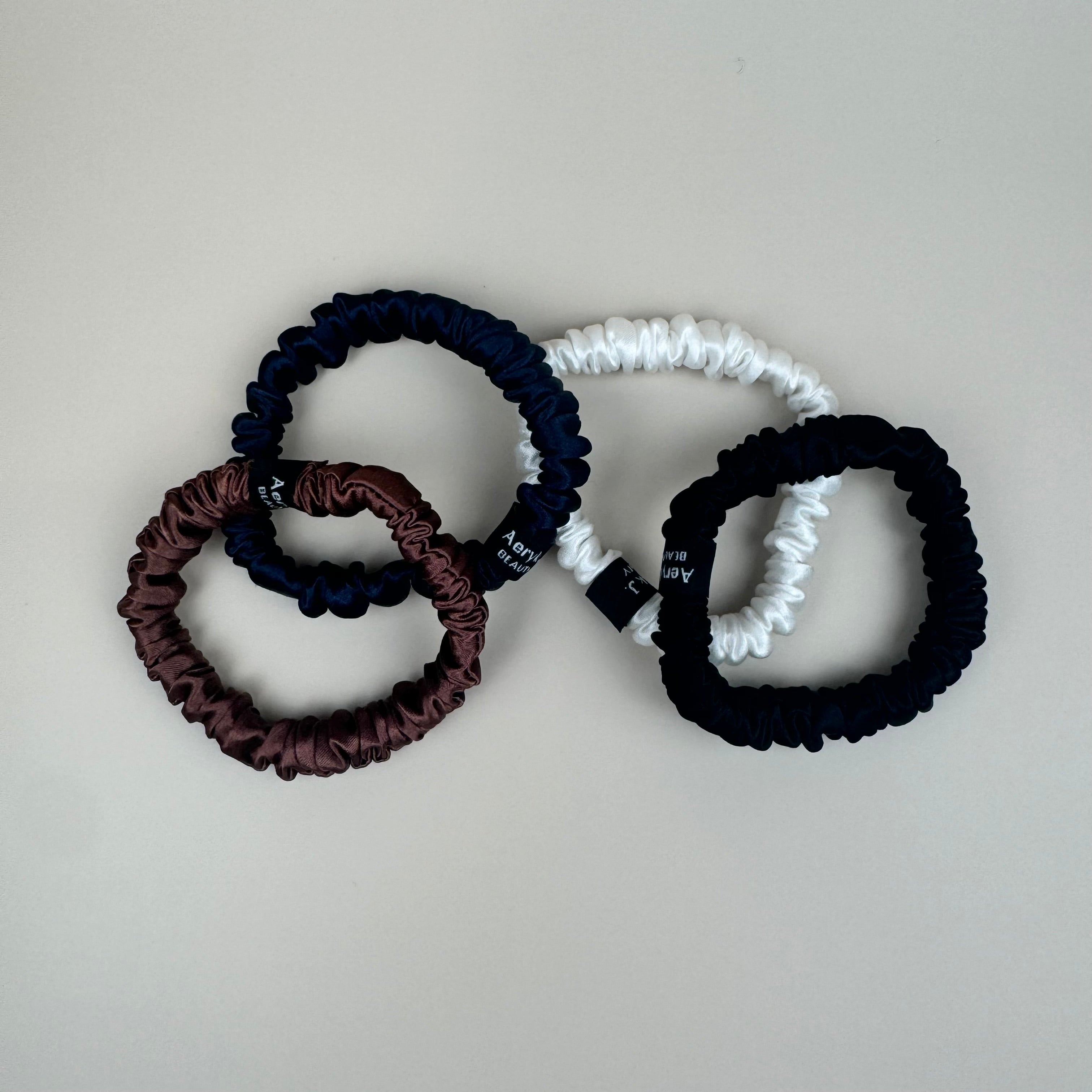 100% Mulberry Silk Scrunchies