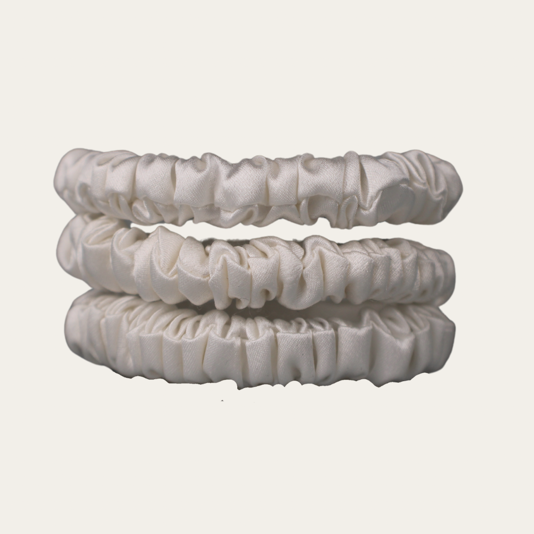 100% Mulberry Silk Scrunchies