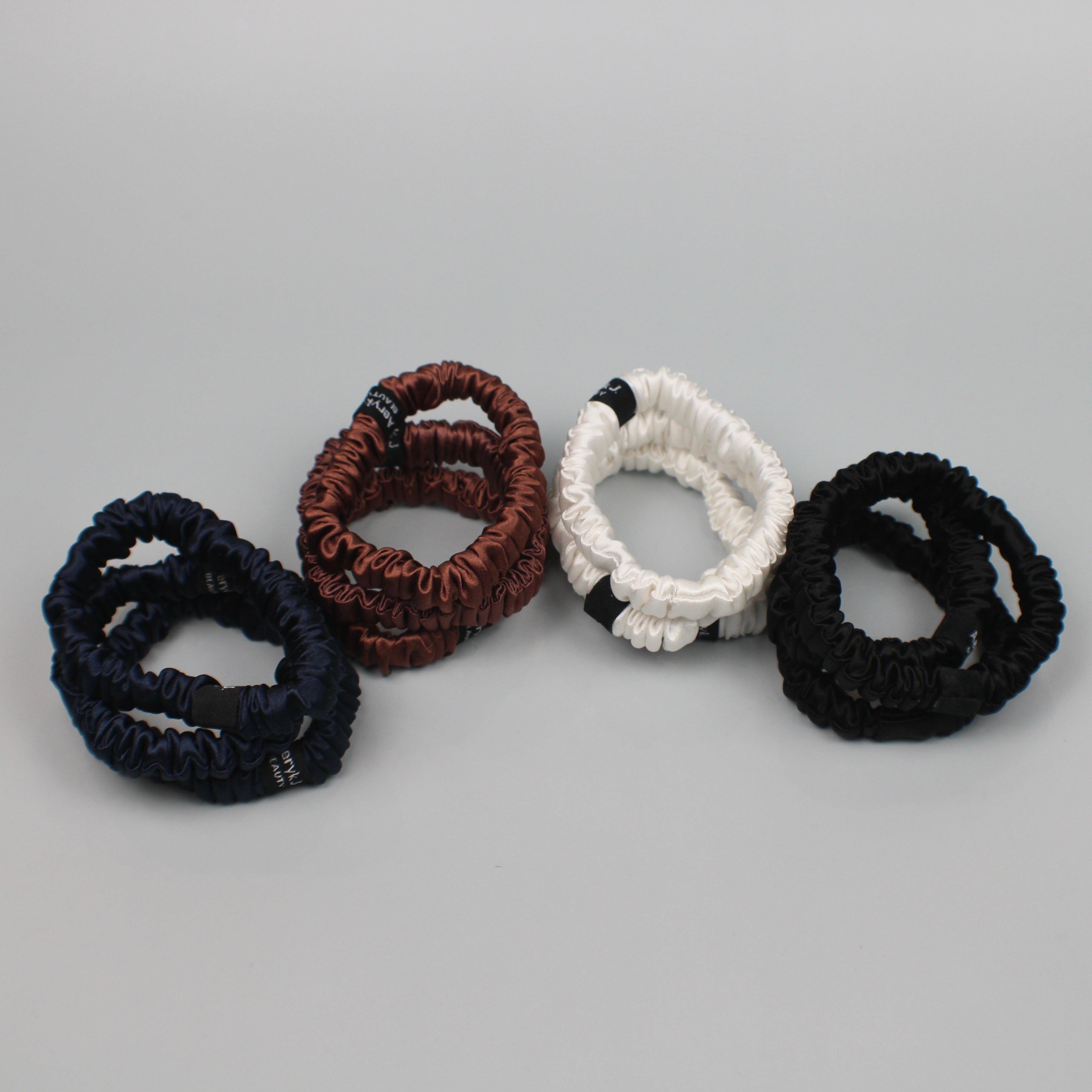 100% Mulberry Silk Scrunchies