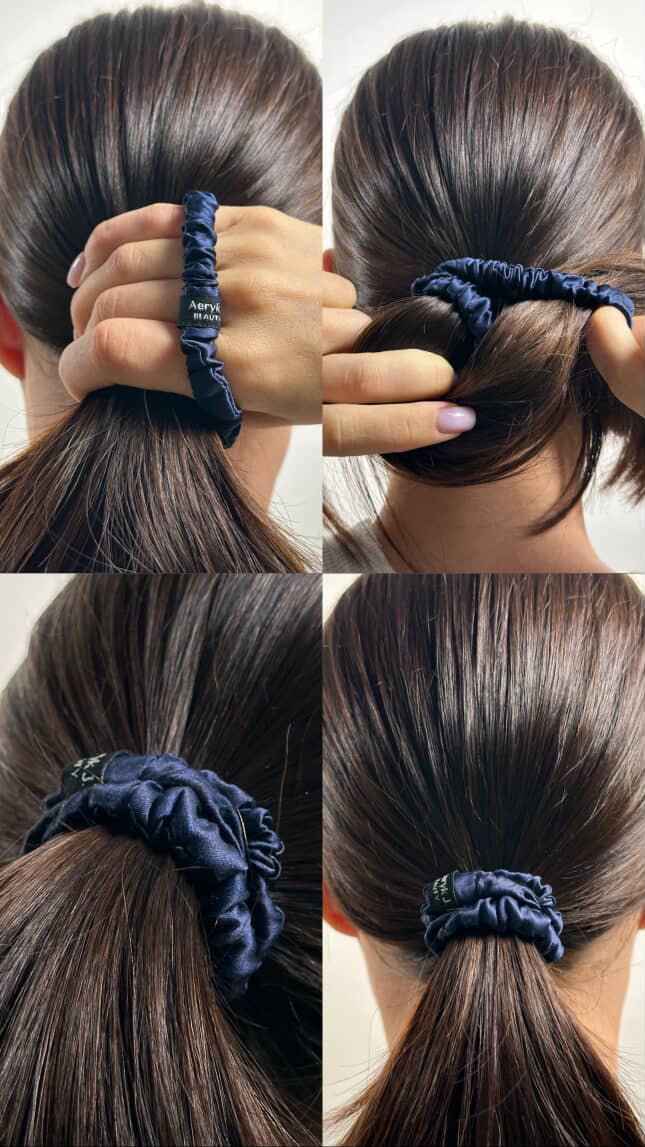 100% Mulberry Silk Scrunchies